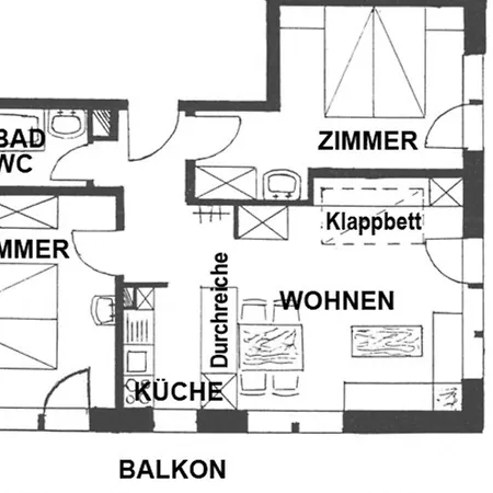 Appartamento Bergrose Appartement-fewo 5-bettwohnung Nr- 2 By Interhome Saas-Fee